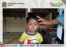 Pantau Tumbuh Kembang Generasi Emas, Posyandu Balita Ngunut Tengah Salurkan PMT Bergizi dari DD 2026